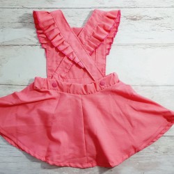 vestido fucsia para bebes