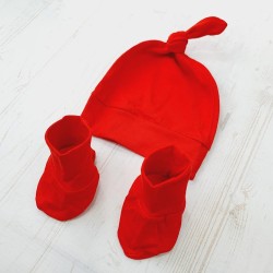 gorro y escarpín de niños por mayor