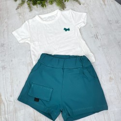 Conjunto remera + short VALENTINO