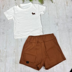 Conjunto remera + short VALENTINO