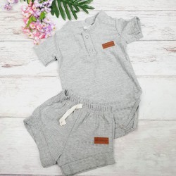 distribuidor de conjunto gris para bebe