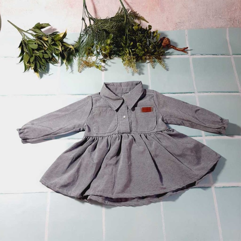 vestido balcarce gris de bebe para emprendedores