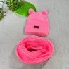 Gorro y cuello de bebé tejido  CARILO