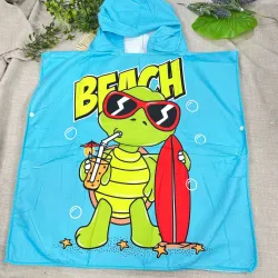 Toallon poncho infantil